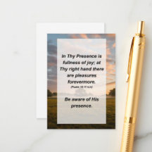 Psalm 16:11 In deze aanwezigheid is volledige vreu