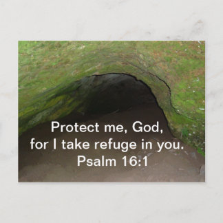 PSALM 16:1 BRIEFKAART