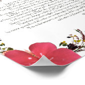 Psalm 16, Bijbelversie, wanddecor Poster (Hoek)