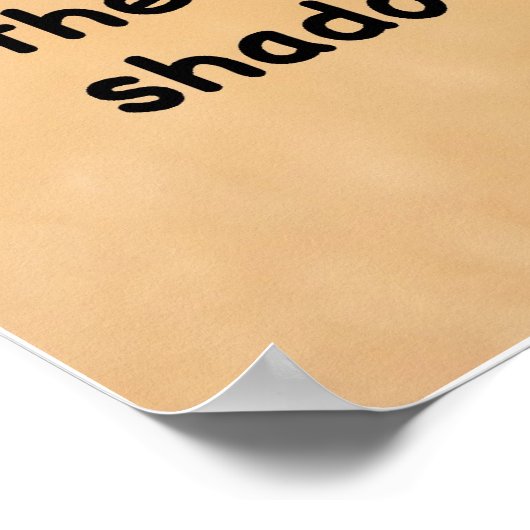 Psalm 17:8 Manuscript Druk Poster (Hoek)