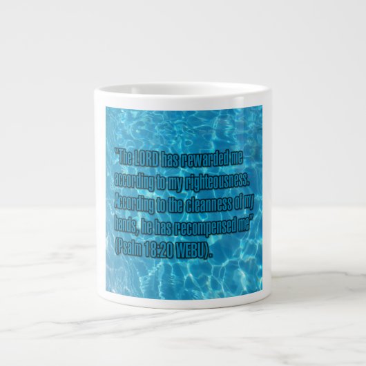 Psalm 18:20 WEBU Mug (Devant)