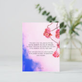 Psalm 18, Christelijk briefkaart (Staand voorkant)