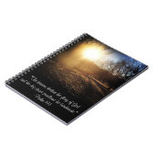 Psalm 19:1-laptop notitieboek (Linkerzijde)