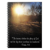 Psalm 19:1-laptop notitieboek (Voorkant)