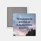 psalm 19:1 magneet (Voorkant / Achterkant)