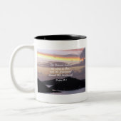 psalm 19:1 tweekleurige koffiemok (Links)