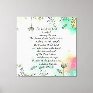 Psalm 19 canvasafdruk canvas afdruk