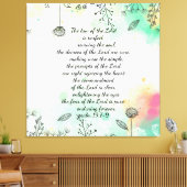 Psalm 19 canvasafdruk canvas afdruk (Insitu (Woonkamer))