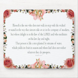 PSALM 1:1-3 Botanisch ontwerp, Muismat