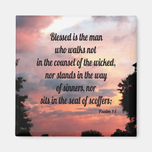 Psalm 1:1 magneet