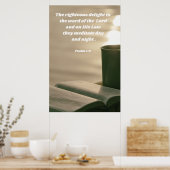 Psalm 1 Bijbelstudie Poster (Keuken)