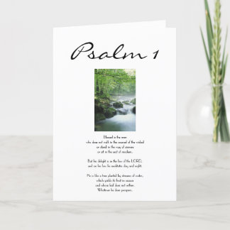 Psalm 1: Gelukkige verjaardag Kaart