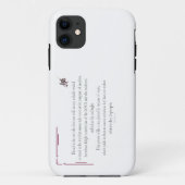 Psalm 1 Schriftkunst - Zalig en rechtvaardig Case-Mate iPhone Case (Achterkant)