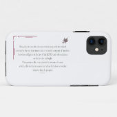Psalm 1 Schriftkunst - Zalig en rechtvaardig Case-Mate iPhone Case (Achterkant (horizontaal))