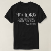 Psalm 231 Bijbelscript T-shirt (Design voorkant)