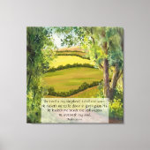 Psalm 23:1-3 canvas afdruk (Voorkant)