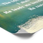 Psalm 23 1-3 De LORD is mijn Shepherd Poster (Hoek)