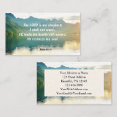 Psalm 23 1-3 De LORD is mijn Shepherd Visitekaartje (Voorkant / Achterkant)