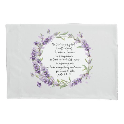 Psalm 23: 1-3 kussensloop (Voorkant)