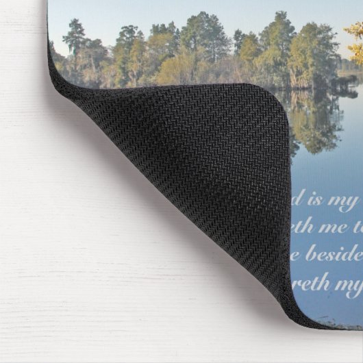 Psalm 23: 1-3 Scriptbeveiliging Mousepad Muismat (Hoek)