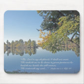 Psalm 23: 1-3 Scriptbeveiliging Mousepad Muismat (Voorkant)