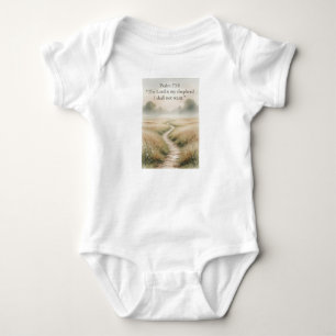 Psalm 23:1 Bijbeltekst Christelijk Baby Body Romper
