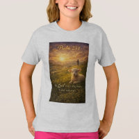 Psalm 23:1 Christelijk Lam Meisjes T-shirt