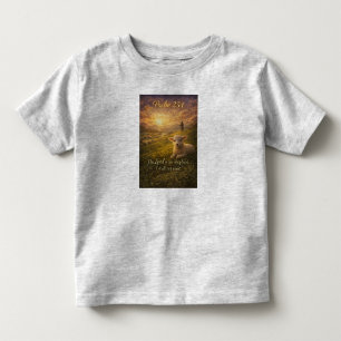 Psalm 23:1 Christelijk Lam T-shirt voor Peuters