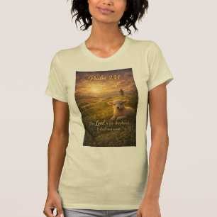 Psalm 23:1 Christelijk Lam Vrouwen T-shirt