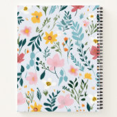 Psalm 23:1 Floral Journal Notitieboek (Achterkant)