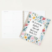 Psalm 23:1 Floral Planner (Display)