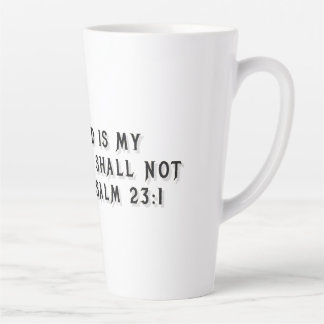 Psalm 23:1 Geschenkmok Latte Mok