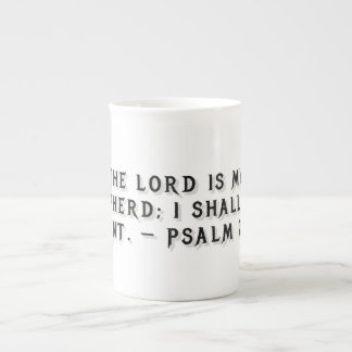 Psalm 23:1 Geschenkmok Porselein Kop