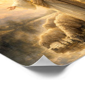 Psalm 23:1 Jesus as Shepherd Poster (Coin)