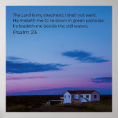 Psalm 23:1 KJV décoration murale – Affiche d'écrit (Devant)