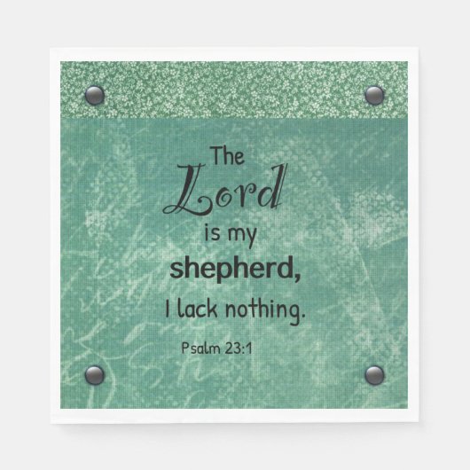Psalm 23:1 Luncheon servetten - Set van 50 (Voorkant)