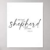 psalm 23:1 poster (Voorkant)