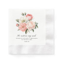 Psalm 23:3 Hij herstelt mijn ziel Bloemen