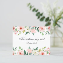 Psalm 23:3 Hij herstelt mijn zielenbijbelvers en R