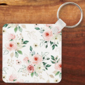 Psalm 23:3 Hij herstelt mijn zielenbijbelvers en R Sleutelhanger (Achterkant)