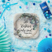 psalm 23:3 papieren bordje (Feest)