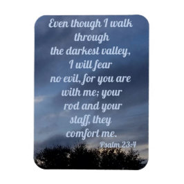 psalm 23:4 magneet