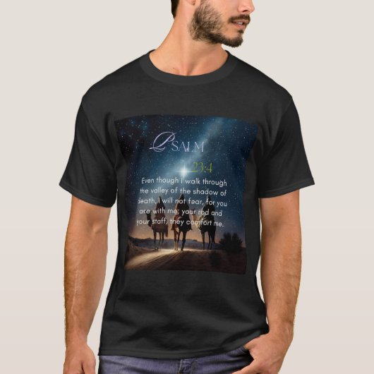 psalm 23:4 t-shirt (Voorkant)