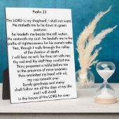 Psalm 23 8x10 Tabletop Photo Plaque (Côté)