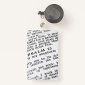 psalm 23 badge (Voorkant met intrekbare)