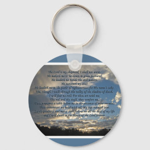 Psalm 23 Beautiful Bible Verse Christian Sleutelhanger