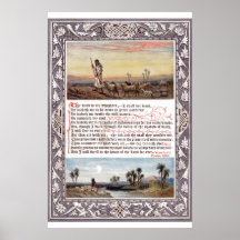  Psalm 23 Bijbel Verse Art Poster
