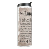 Psalm 23 Bijbeltekst papier Thermosbeker (Gedraaid links)