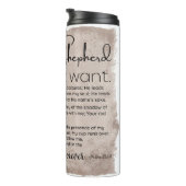 Psalm 23 Bijbeltekst papier Thermosbeker (Geroteerd rechts)