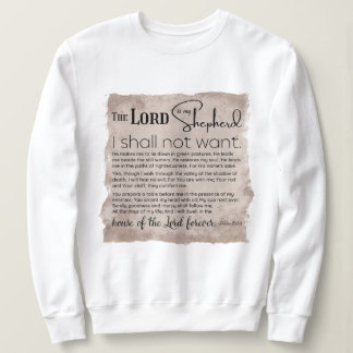 Psalm 23 Bijbeltekst papier Trui